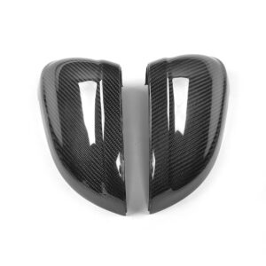 Direct Replacement Carbon Fiber Car Mirror Covers for AUDI A4 B9 2017(Fits: A4 B9)